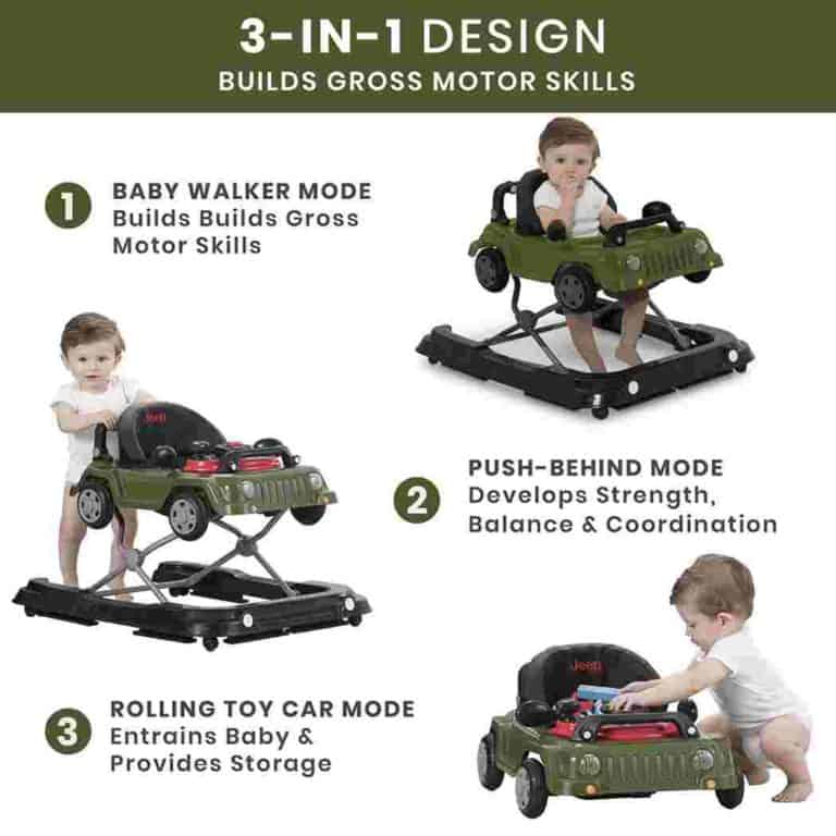 Jeep Wrangler 3 in 1 Grow with Me Baby Walker Parenthoodbliss