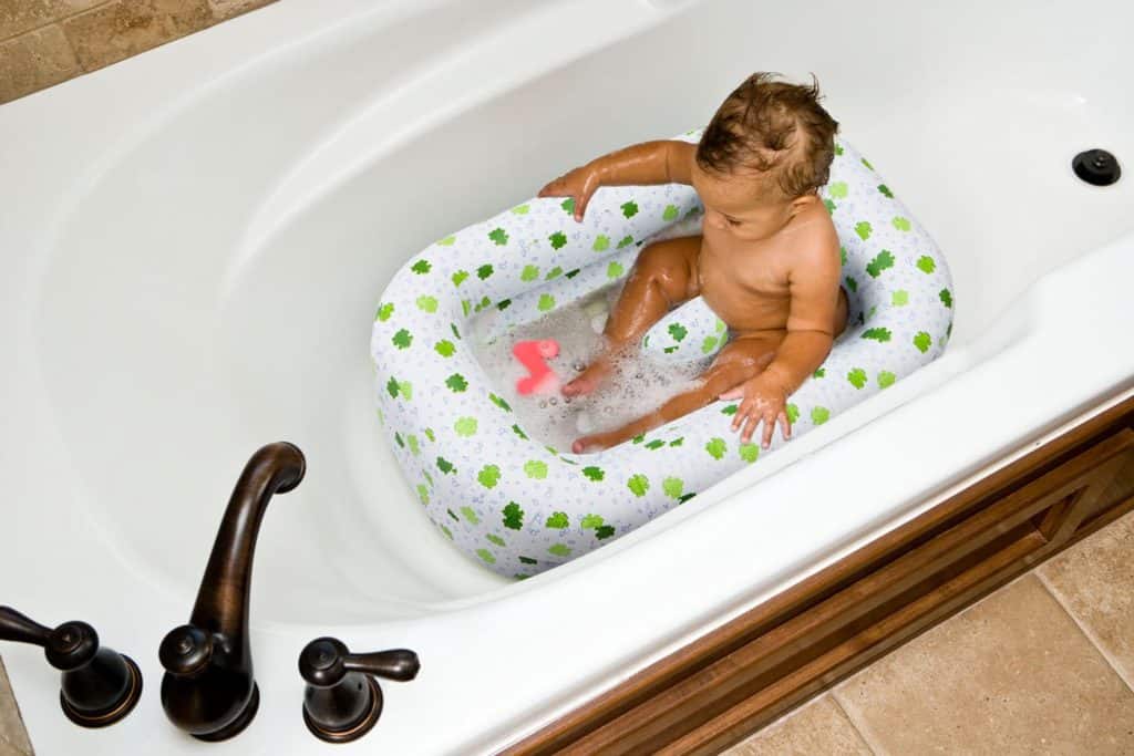 Mommy’s Helper Inflatable Bath Tub Froggie Collection