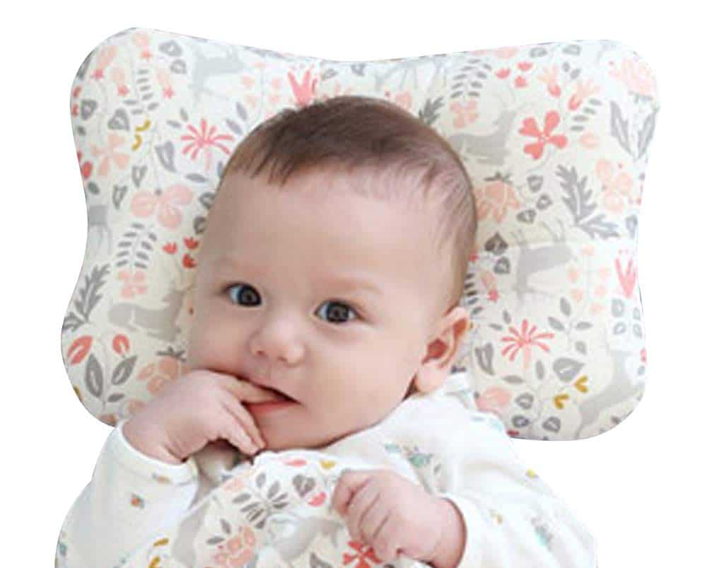 WelLifes Baby Pillow for Newborn Breathable 3D Air Mesh Organic Cotton