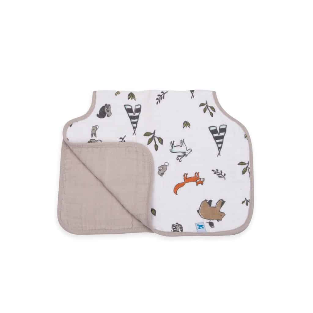 Little Unicorn Cotton Muslin Burp Cloth- $12