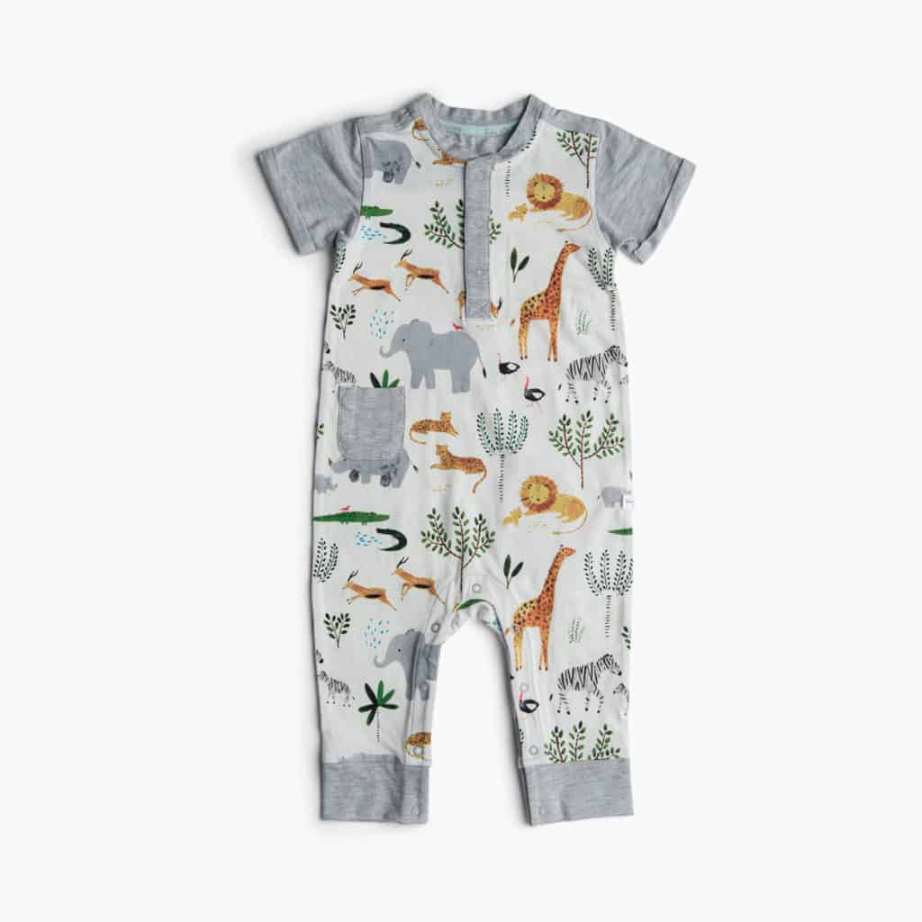 Loulou Lollipop Short Sleeve Romper Parenthoodbliss