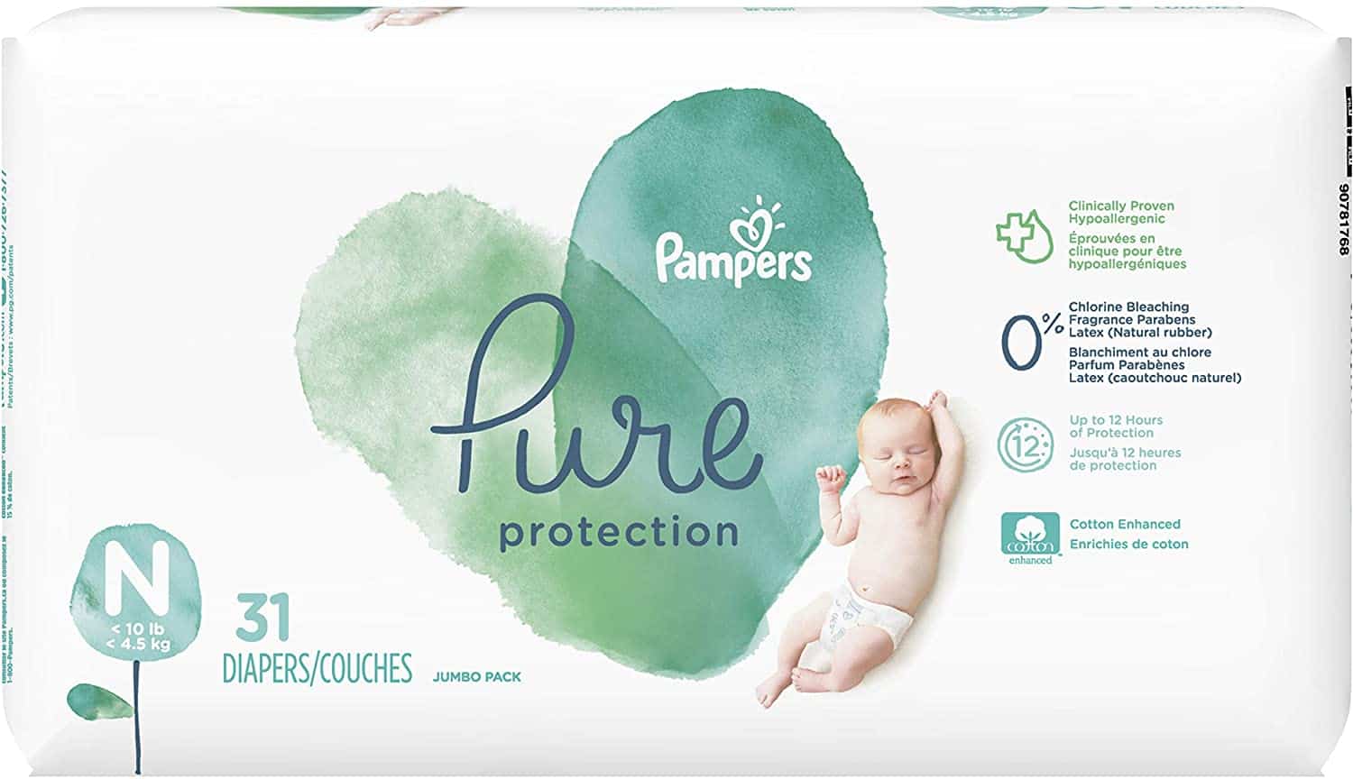 Pampers Pure Disposable Diapers