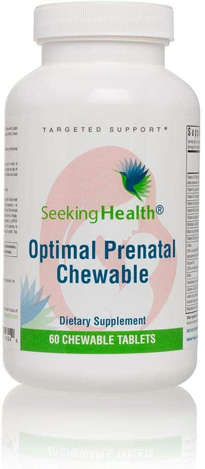 Seeking Health Optimal Prenatal Chewable