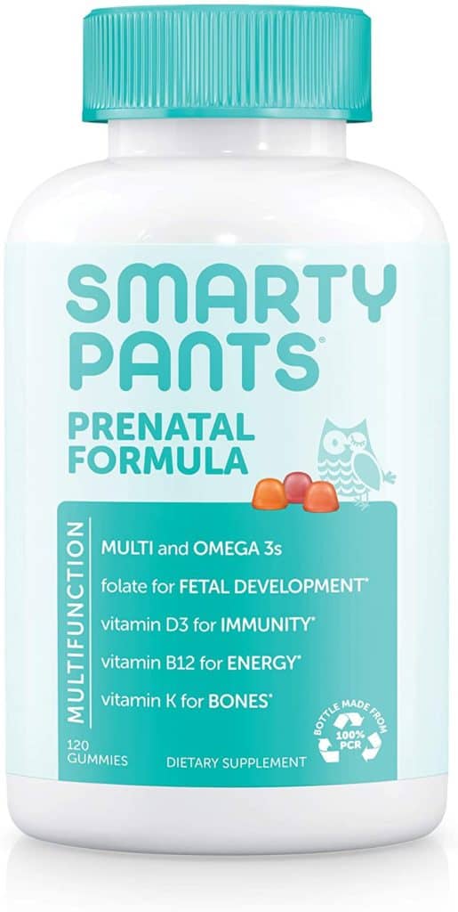 Smarty Pants Organics Prenatal Formula Multivitamin Gummies