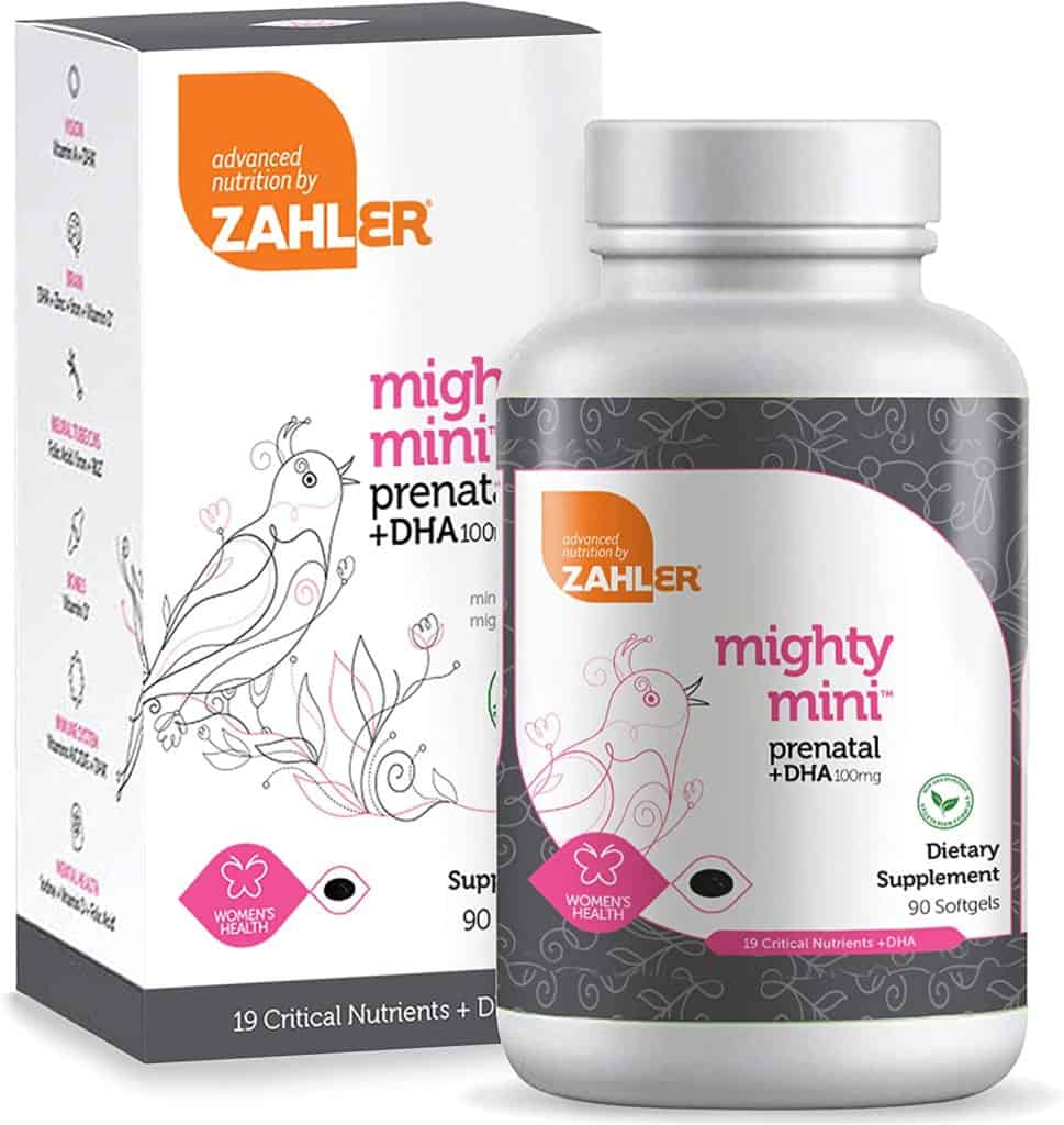 Zahler Mighty Mini Prenatal + DHA