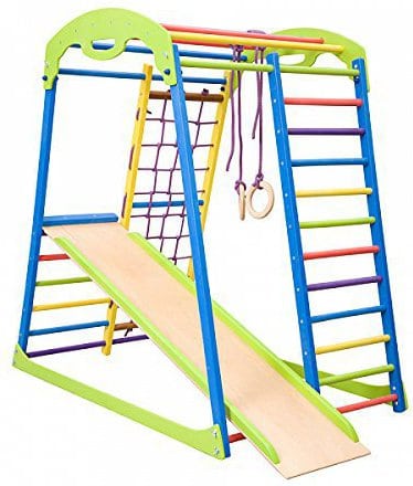 Dani LLC Wooden Coloured Indoor Playground