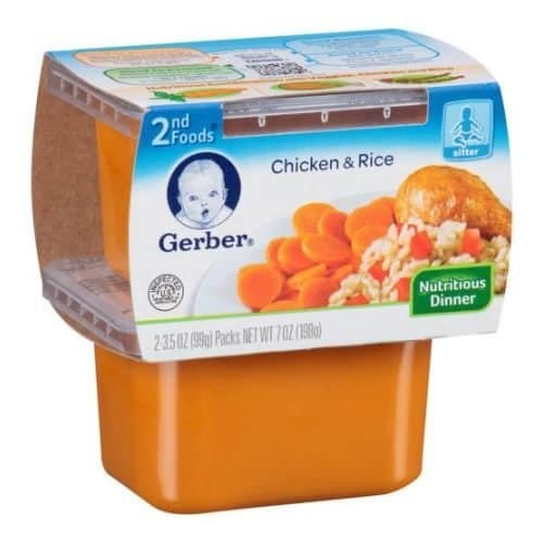 Gerber 2nd Chicken & Rice Foods