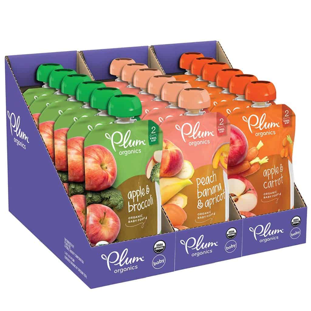 Plum Organics Stage 2 Fruit and Veggie Pack