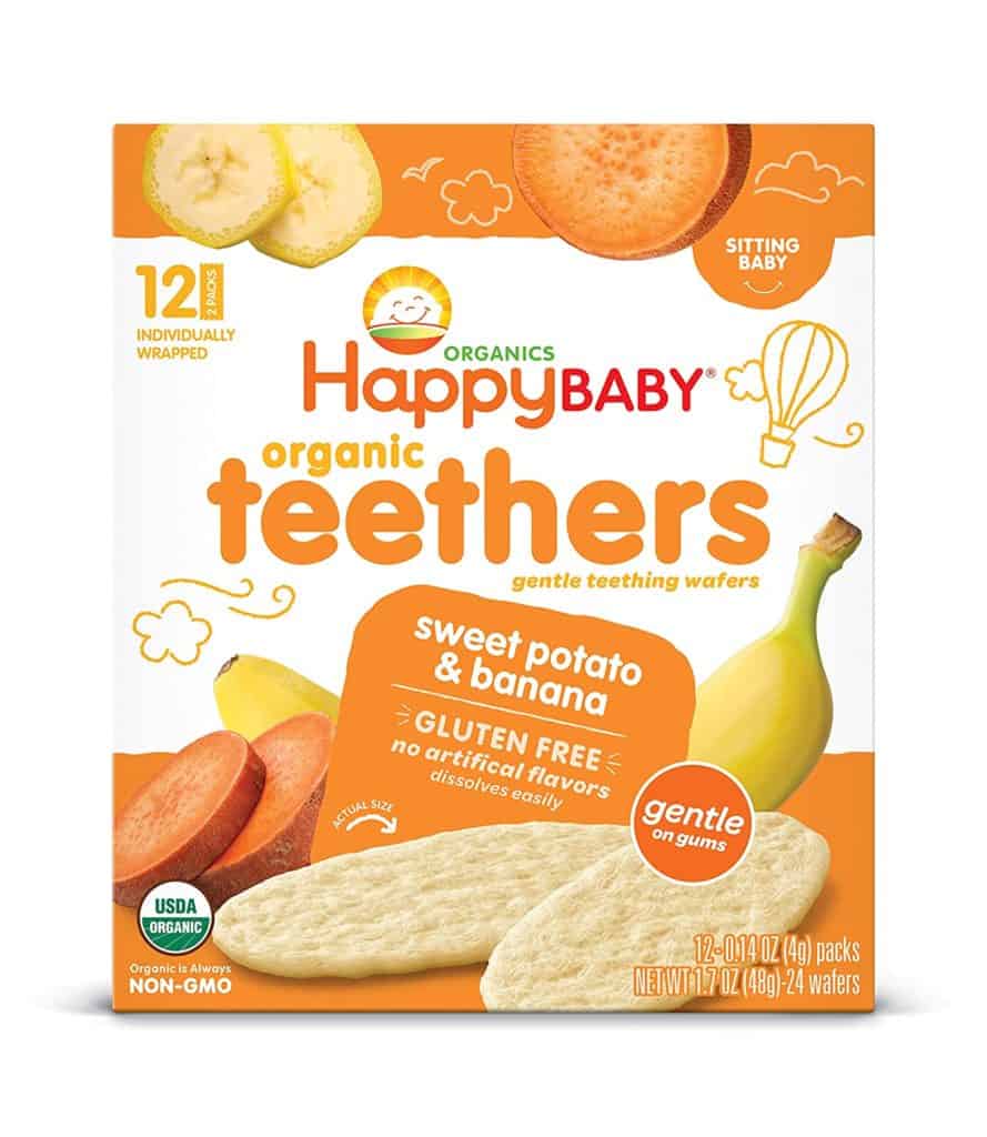 Sweet Potato and Banana Organic Teethers