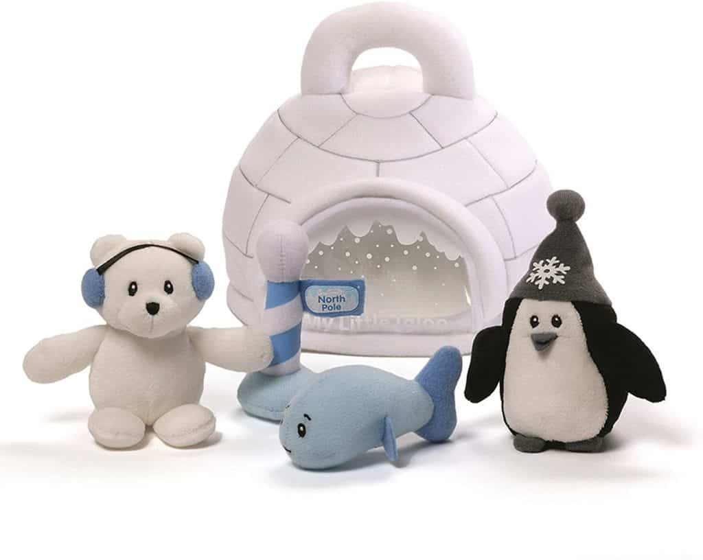 Baby GUND My Little Igloo Stuffed Plush Playset