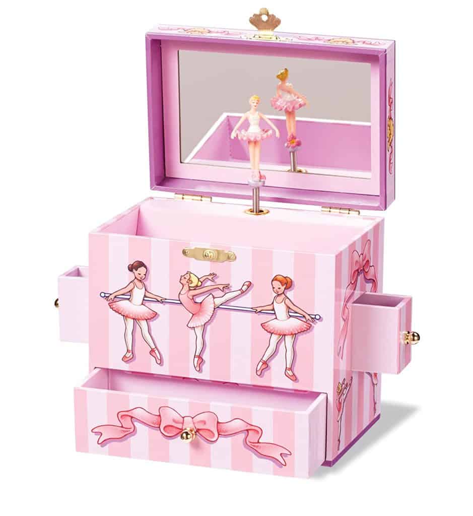 Ballerina musical jewelry box