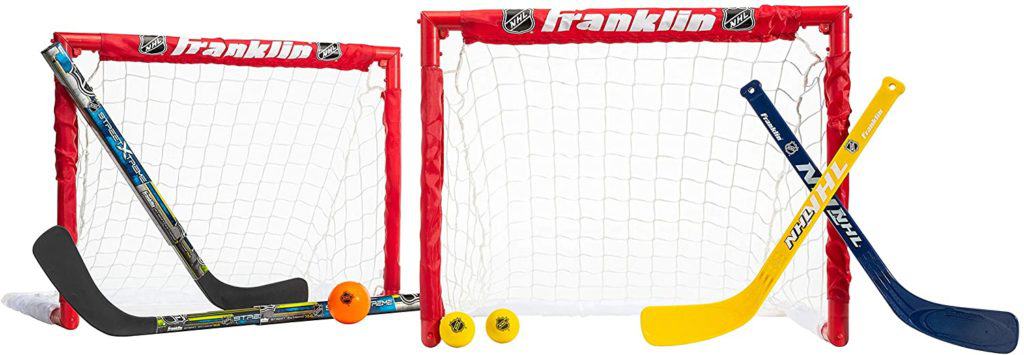 Franklin Sports Kids Folding Hockey 2 Goal Set