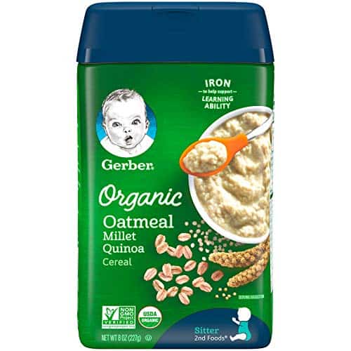 Gerber Organic Single Grain Oatmeal Baby Cereal Parenthoodbliss