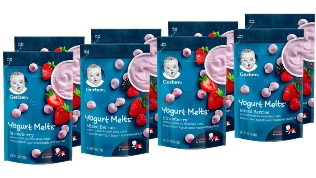 Gerber yogurt melts