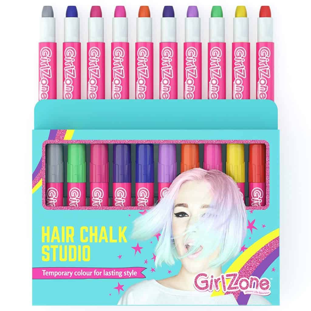 GirlZone Hair Chalk Set For Girls