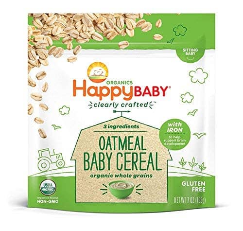 Happy Baby Organic Clearly Crafted Oatmeal Cereal