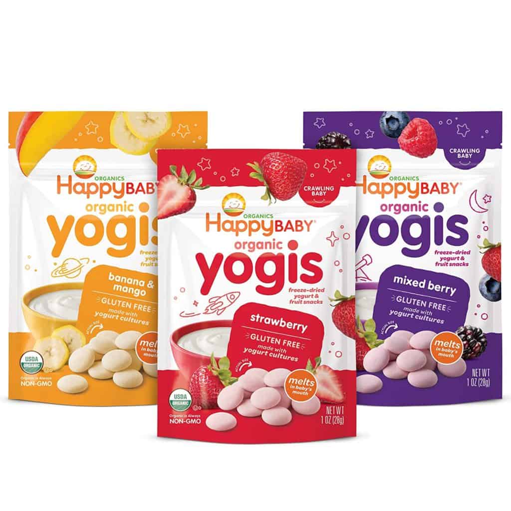 Happy baby organic yogurts - Freeze-dried snacks