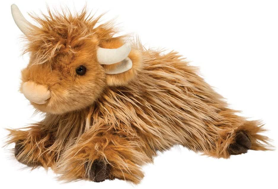 KCFT 23Cm Living Nature Highland Cow Soft Toy w Sound