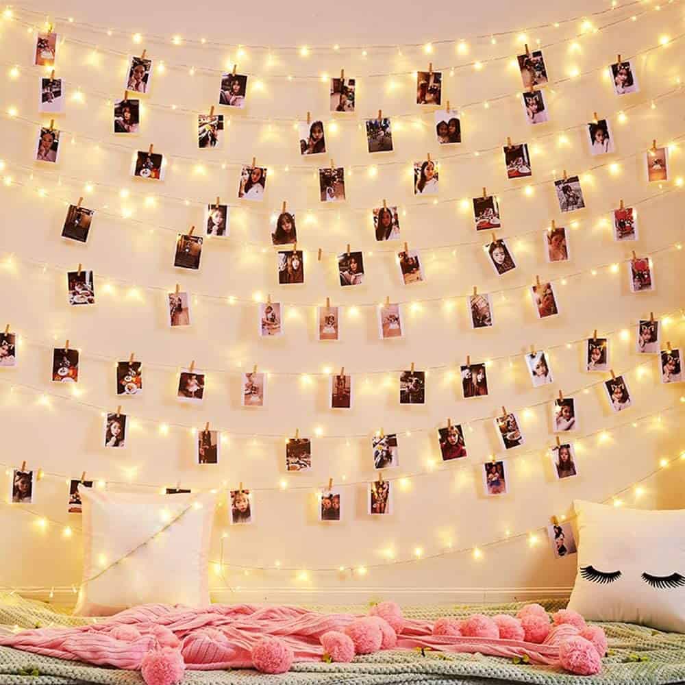 LED Photo Clips String Lights