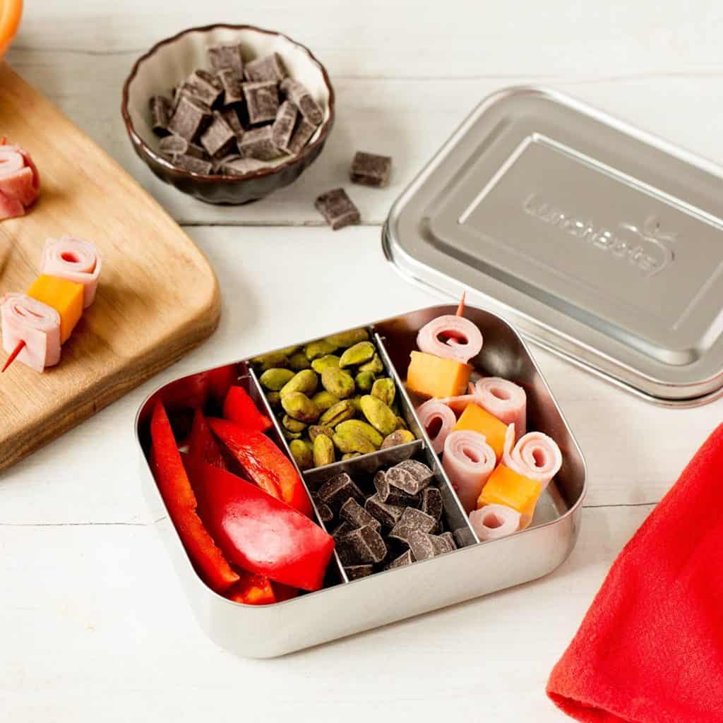 LunchBots Small Protein Packer Toddler Bento Box