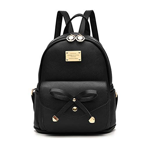 Mini Faux Leather Backpack