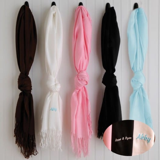 Personalized Pashmina Scarf With Choice of Colors