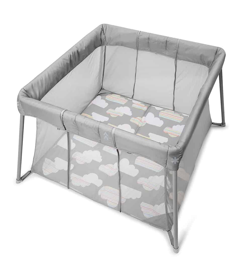 Skip Hop play-to-night expandable travel crib