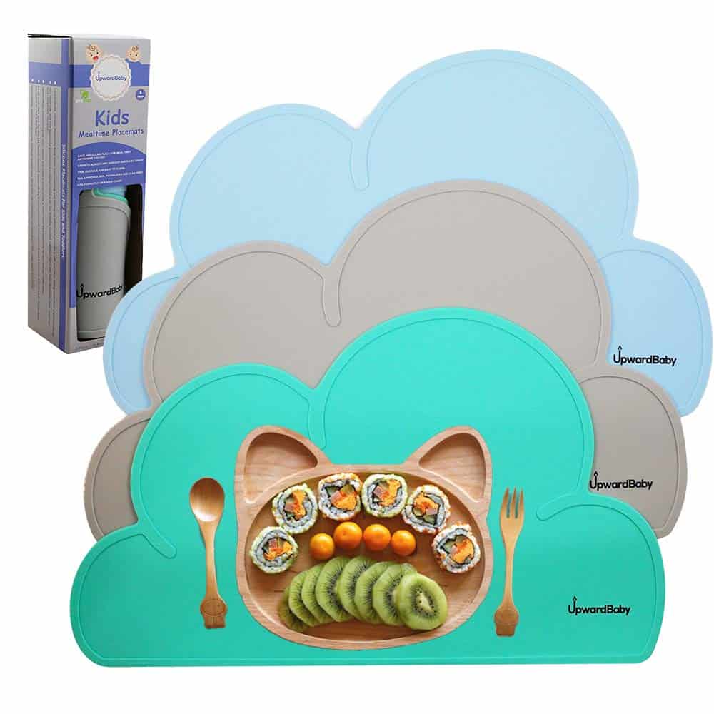 UpwardBaby silicone suction placemats set