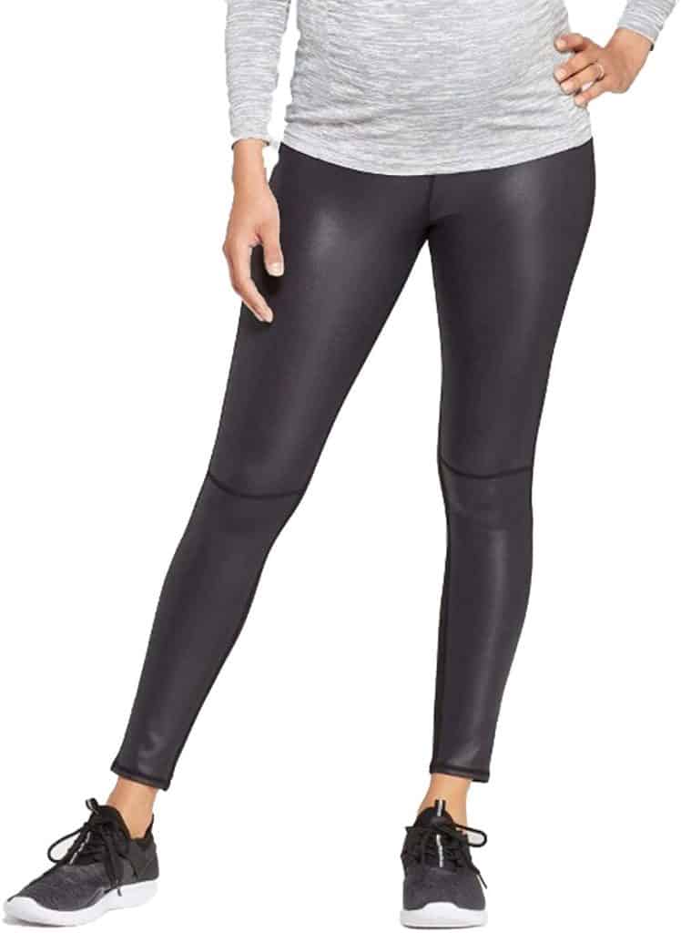 Active Legging Front Crossover Panel Maternity Leggings Parenthoodbliss