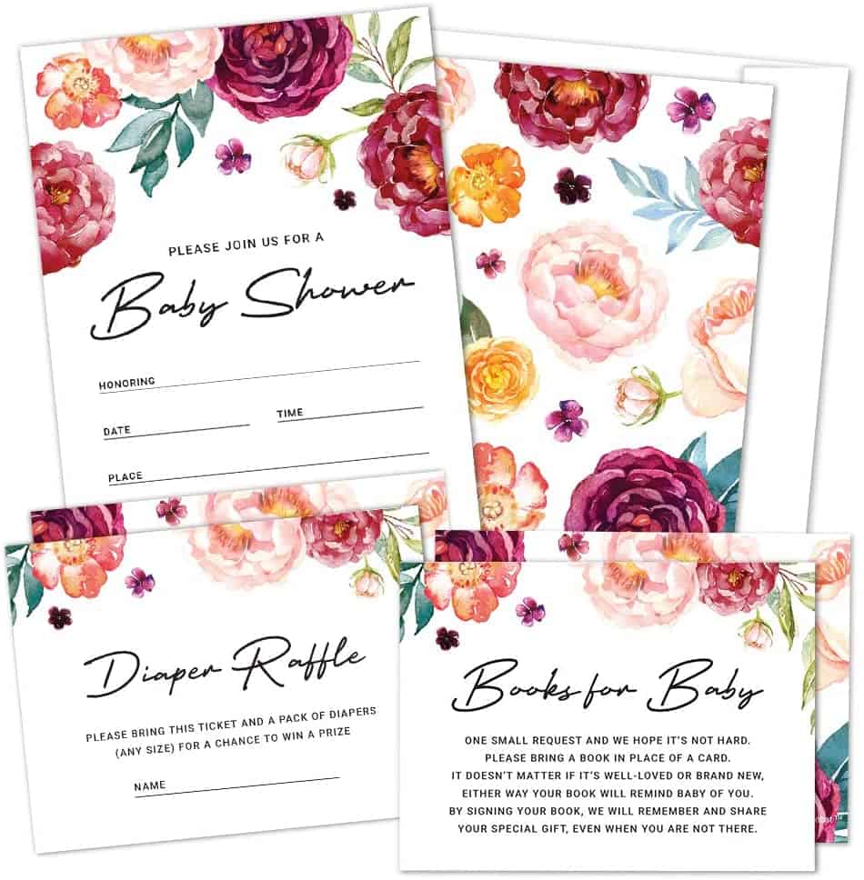 Boho floral Baby Shower