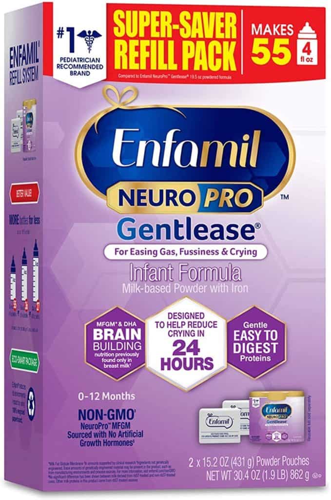 Enfamil gentlease NeuroPro non-GMO infant formula