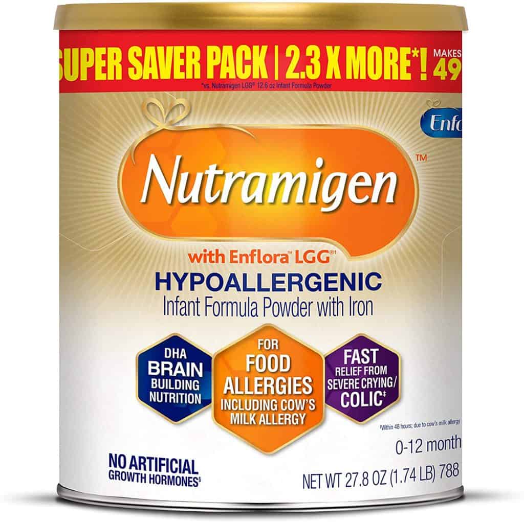 Enfamil’s Nutramigen Hypoallergenic baby formula