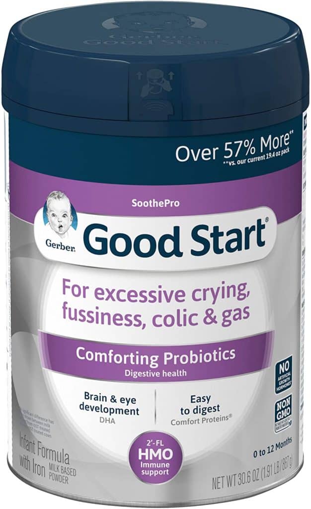 Gerber good start soothe infant formula