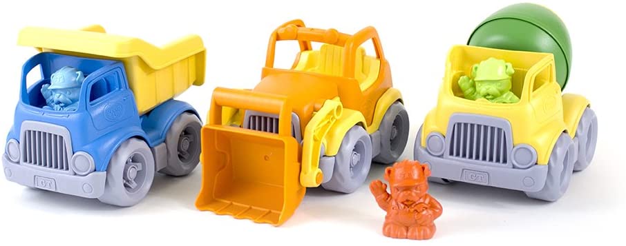 Green toys construction vehicle