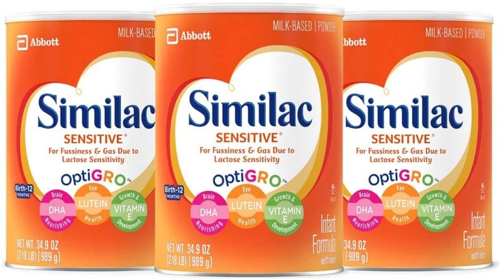 Similac sensitive baby formula