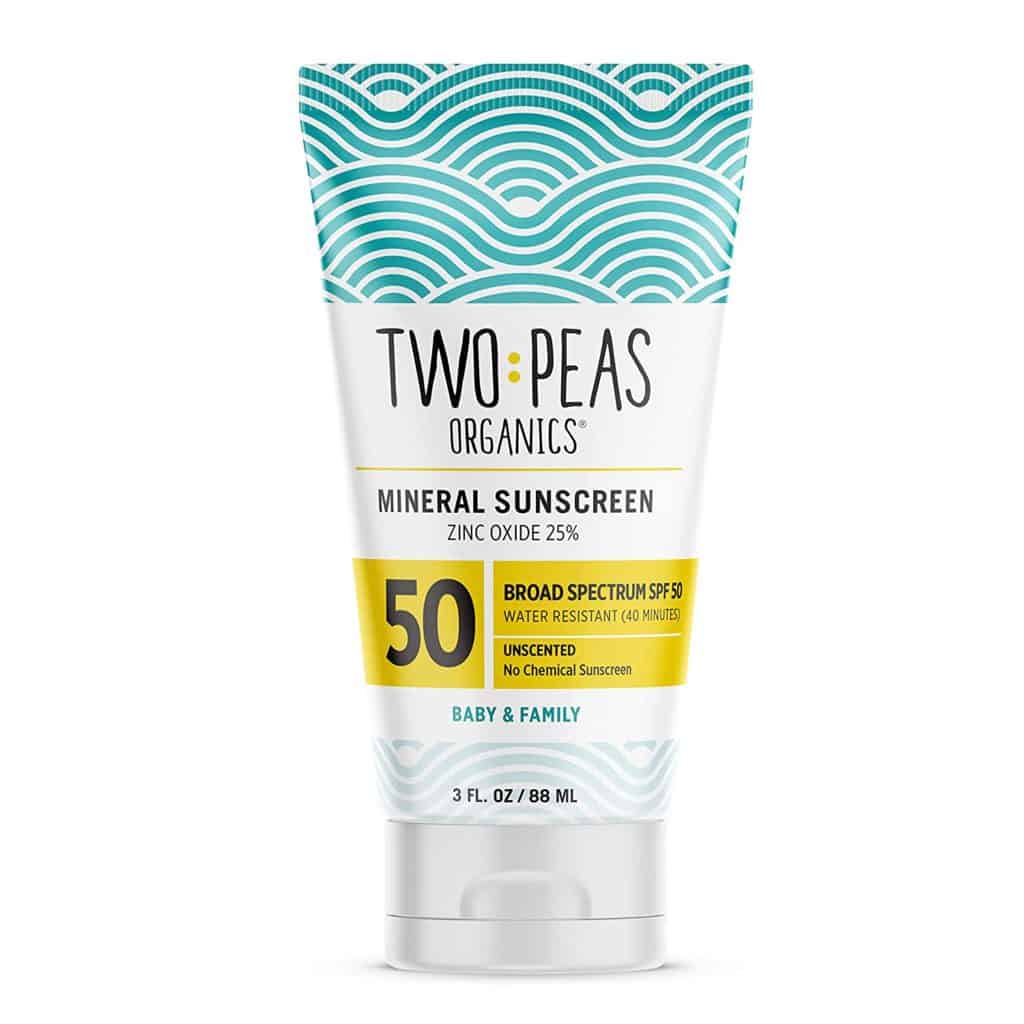 Two Peas Organics Mineral Sunscreen SPF 50