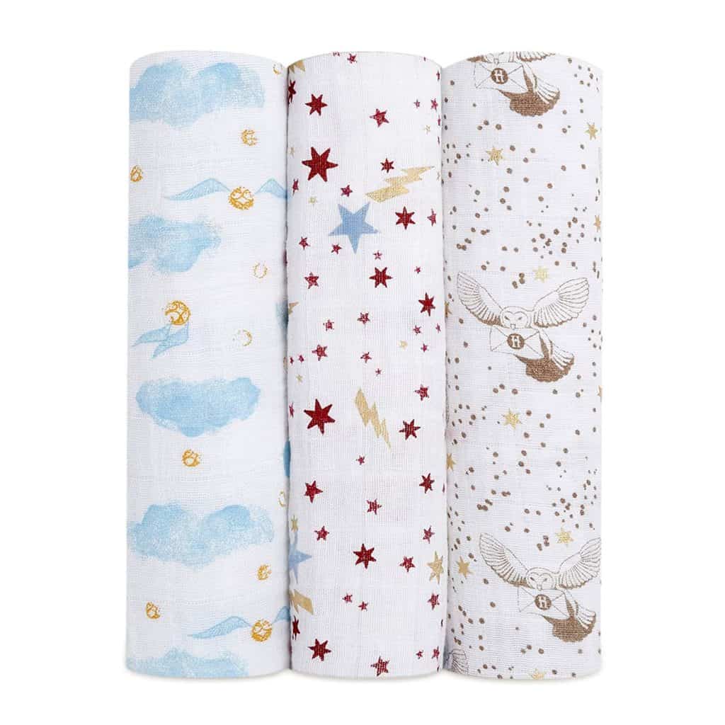 Aden + Anais Harry Potter 3-Pack Swaddles