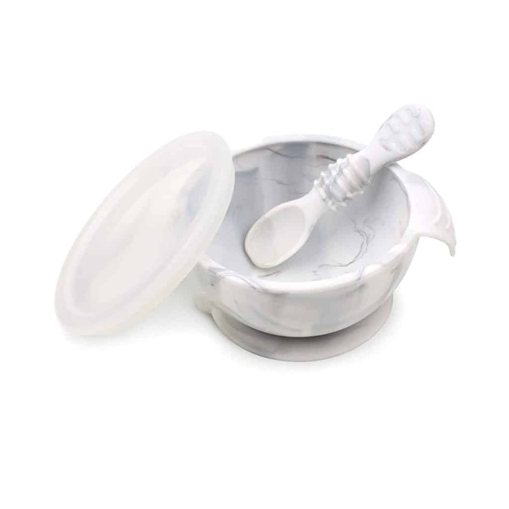 Best Baby Bowl Overall Bumkins Silicone First Feeding Set