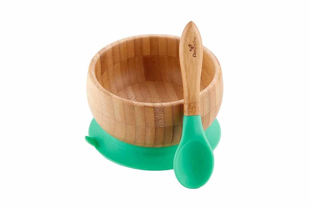 Best Baby Suction Bowl Avanchy Bamboo Suction Baby Bowl