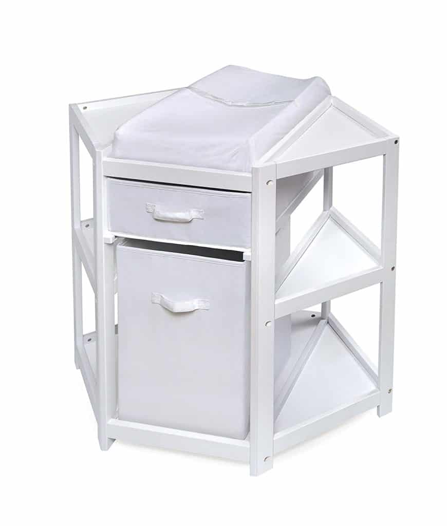 Best Corner Changing Table Badger Basket Diaper Corner Baby Changing Table