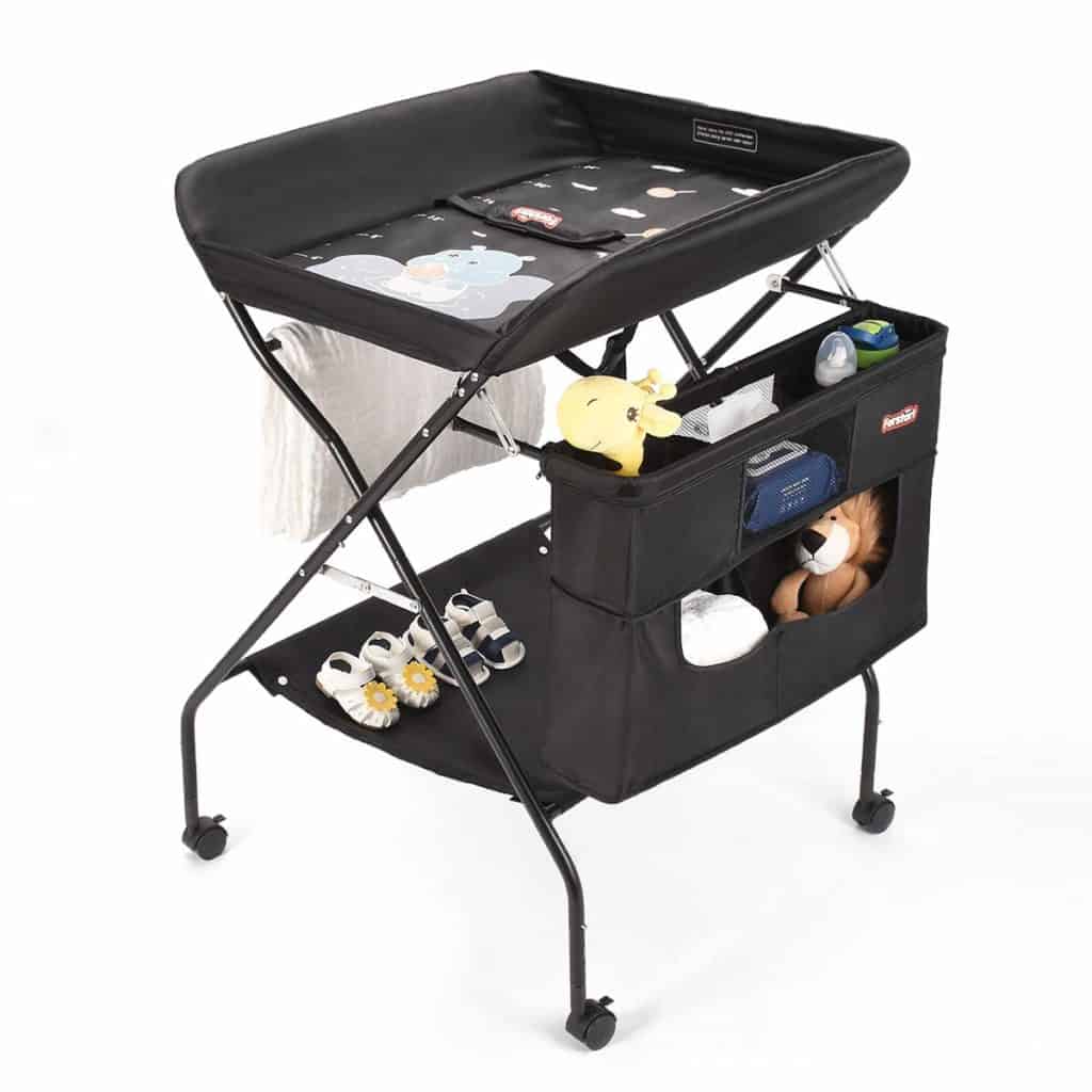 Best Portable Changing Table Forstart Baby Changing Table with Wheels