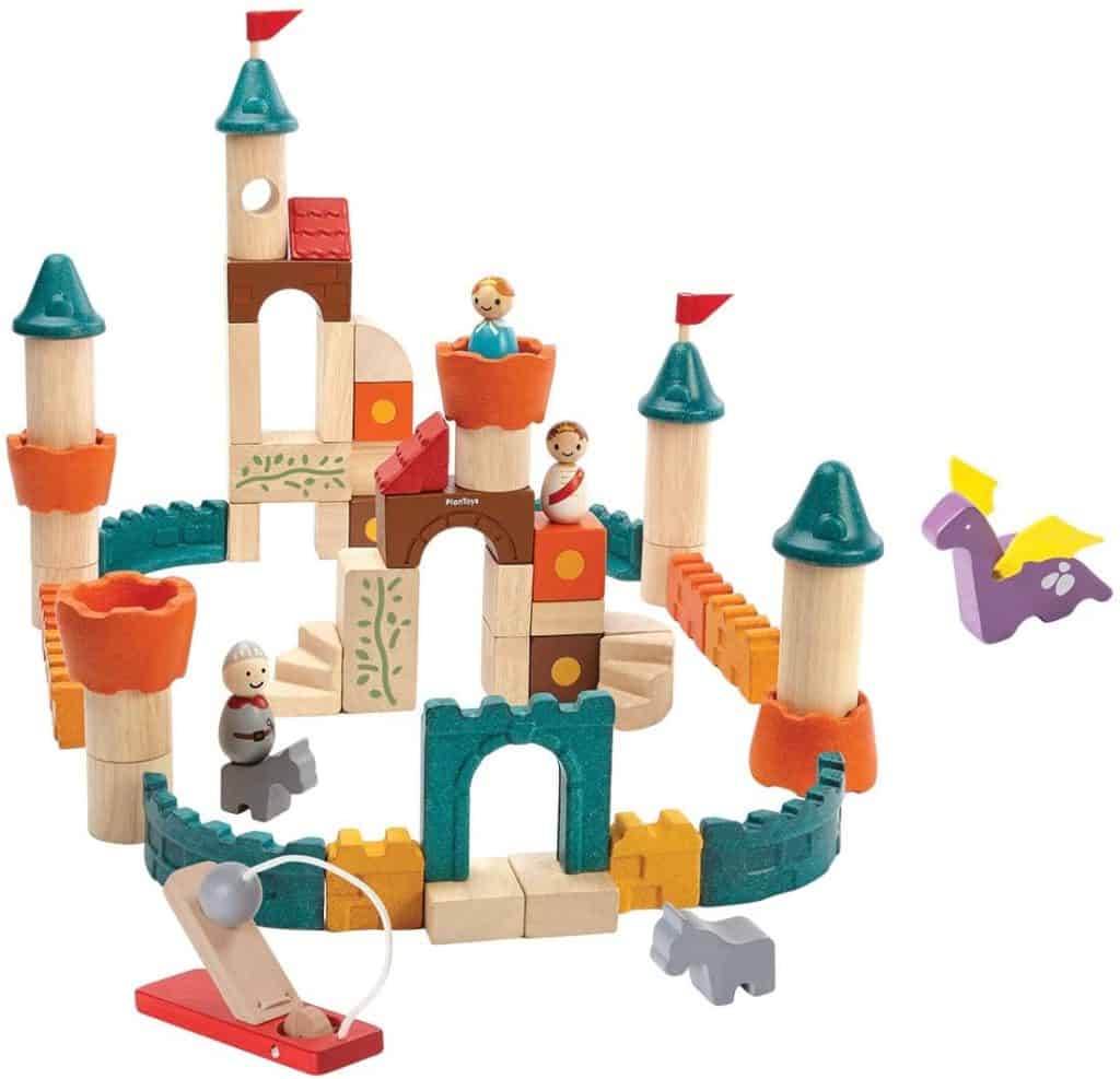 Best Wooden Building Blocks for the Imaginative Child PlanToys Fantasy Blocks Building Kit