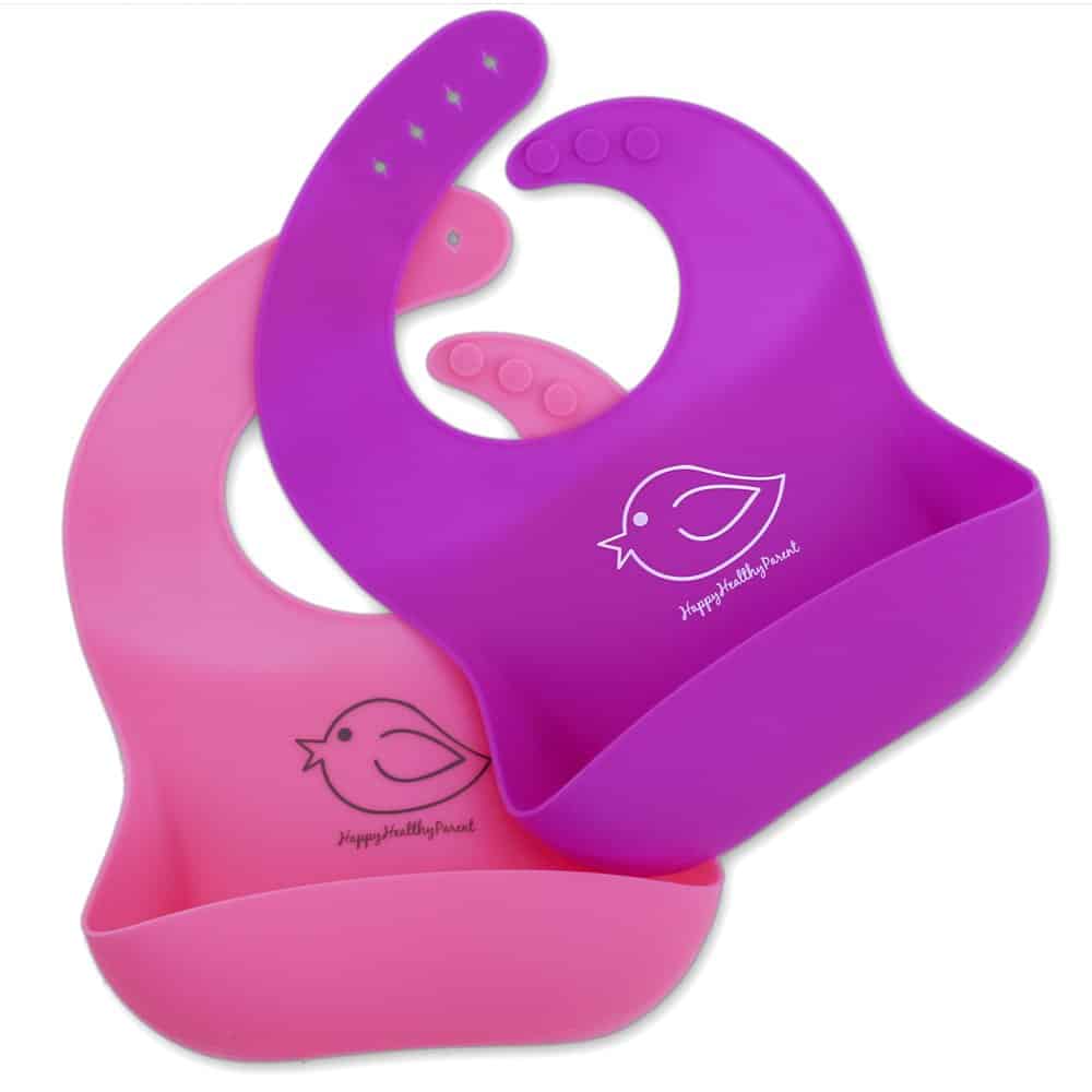 Easiest Baby Bibs to Clean Happy Healthy Parent Silicone Baby Bibs