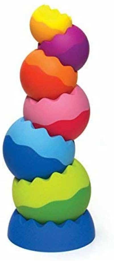 Fat Brain Toys SpinAgain Stacking Toy