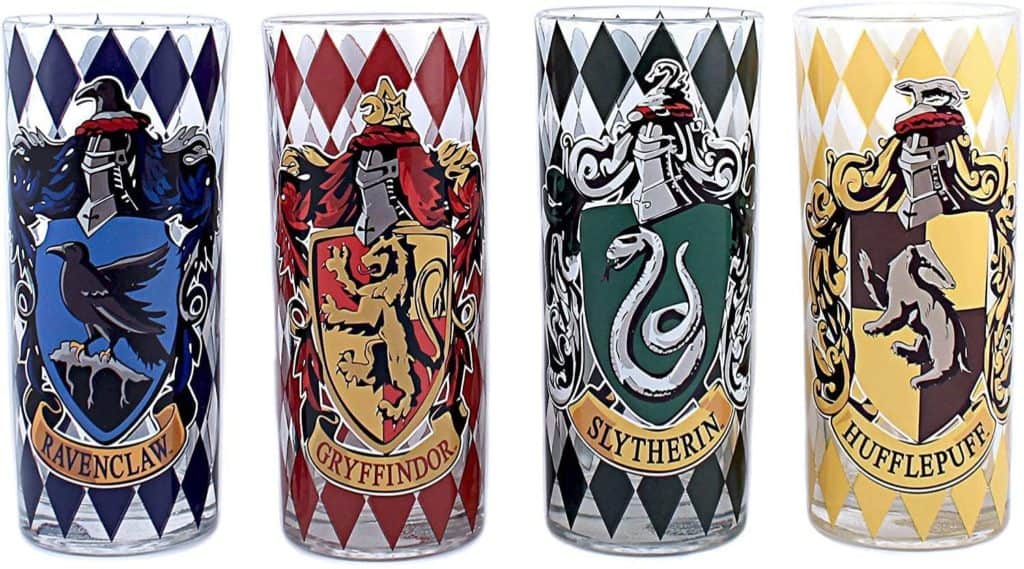 House Crest Tumblers, Set of Four