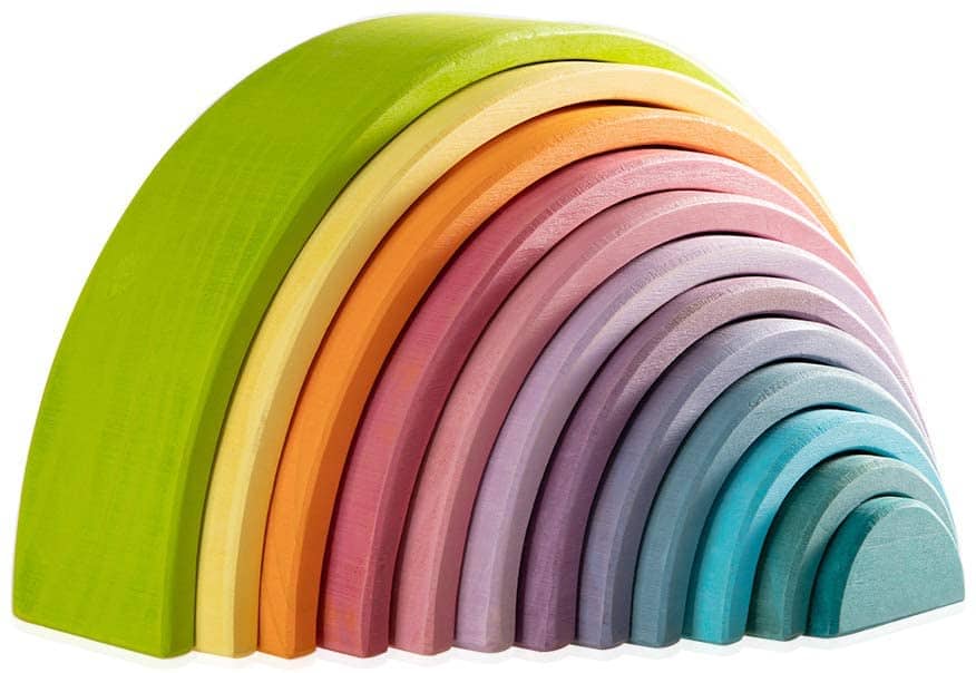 MerryHeart Wooden Rainbow Stacking Toy