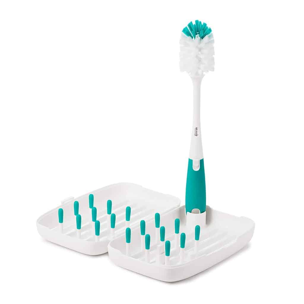 OXO Tot On-the-Go Drying Rack with Bottle Brush