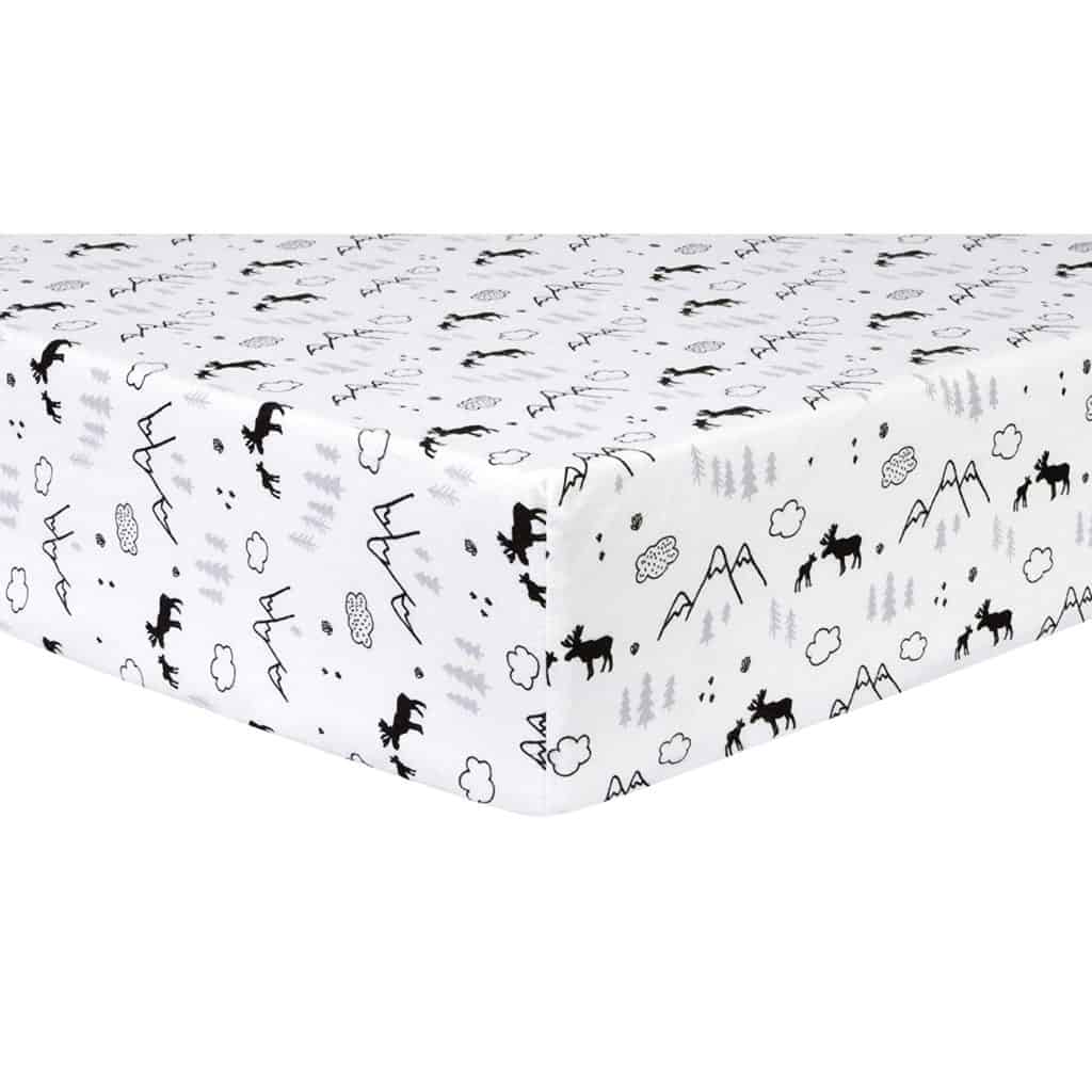 Trend Lab Deluxe Flannel Fitted Crib Sheet