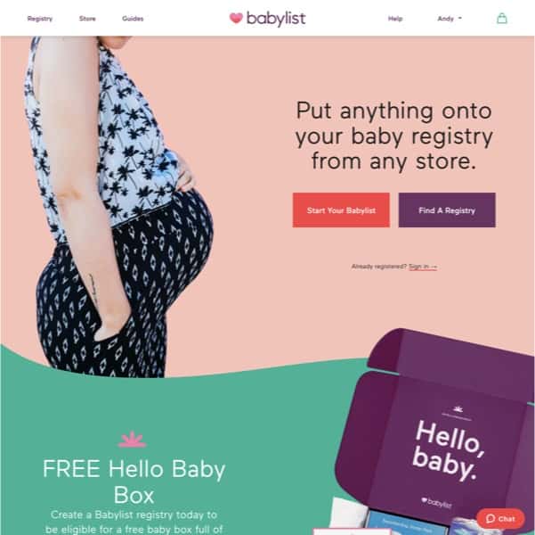 Babylist Baby Registry