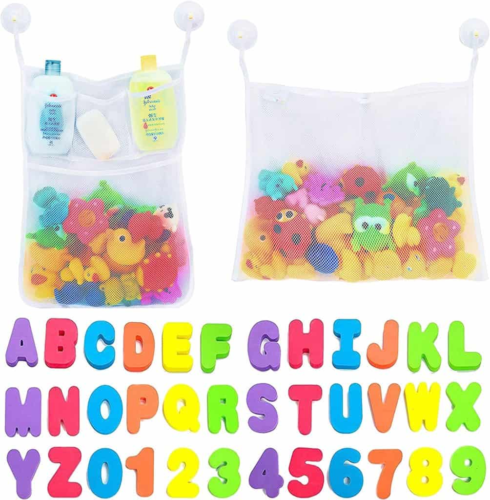 Bathtime foam letters